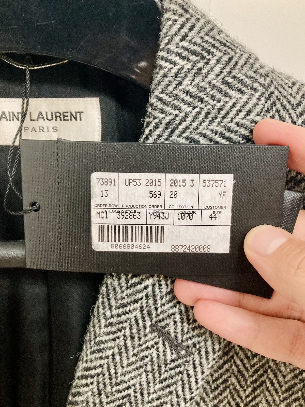Saint Laurent Paris SAINT LAUREN PARIS BY HEDI SLIMANE 13 AW RUNWAY LOOK BLAZER Size 44R - 5 Thumbnail