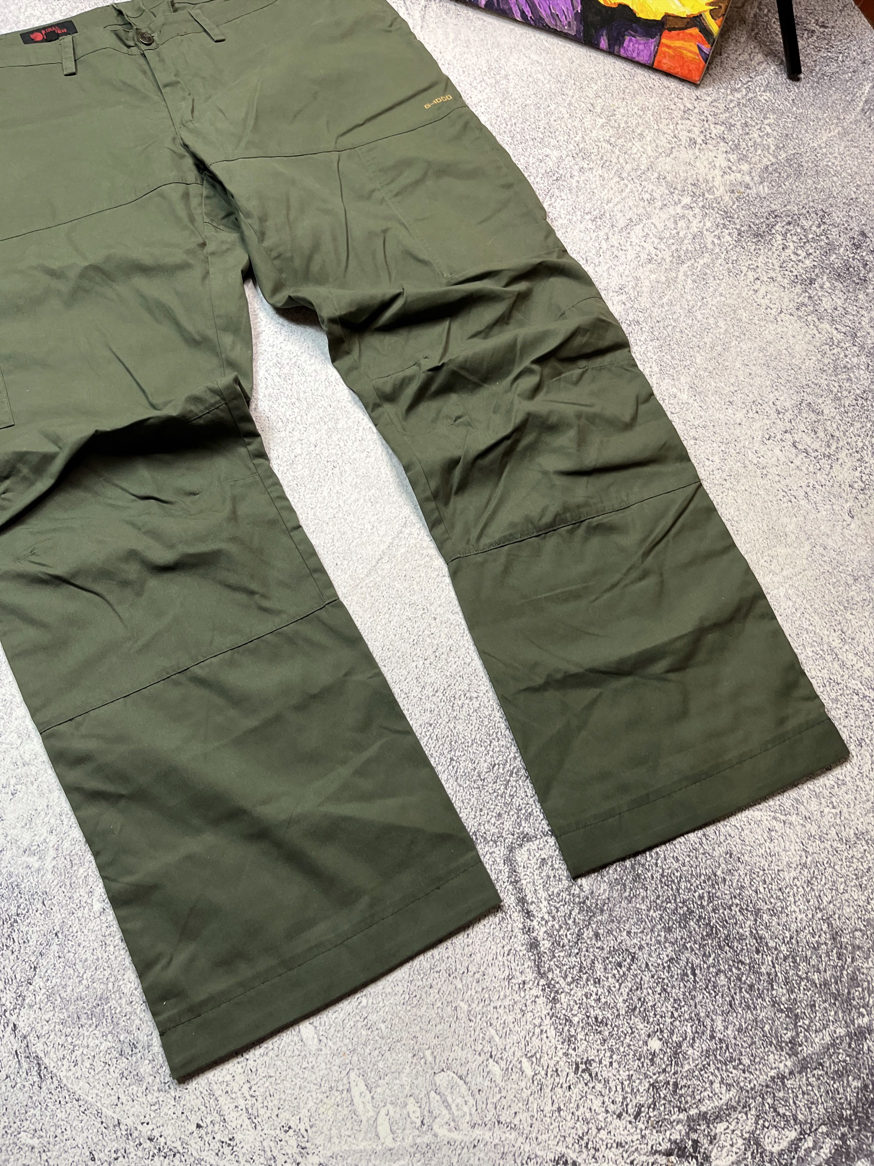 Fjallraven Fjallraven G-1000 Green Trekking Cargo Pants Trousers Men's Size US 32 / EU 48 - 3 Thumbnail