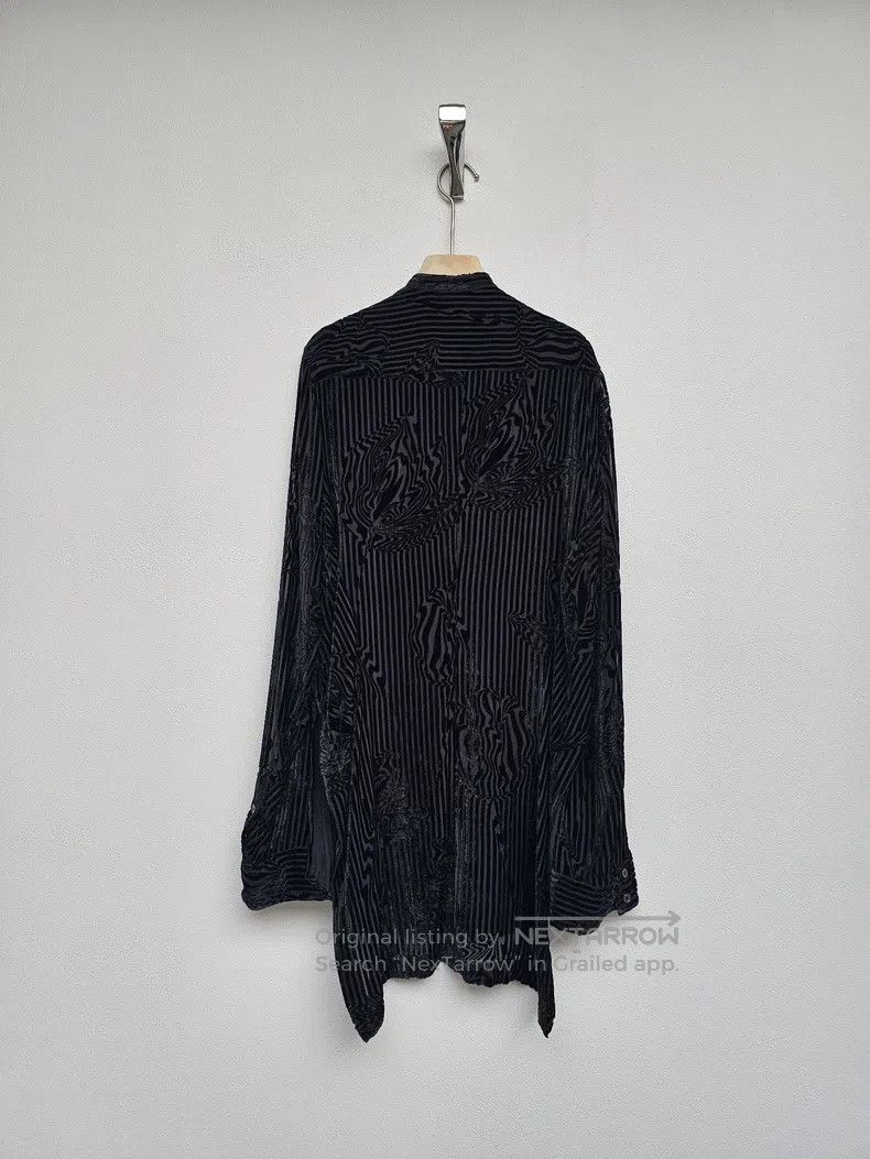 Ann Demeulemeester Ann Demeulemeester Size S velvet shirt Size S / US 4 / IT 40 - 4 Thumbnail