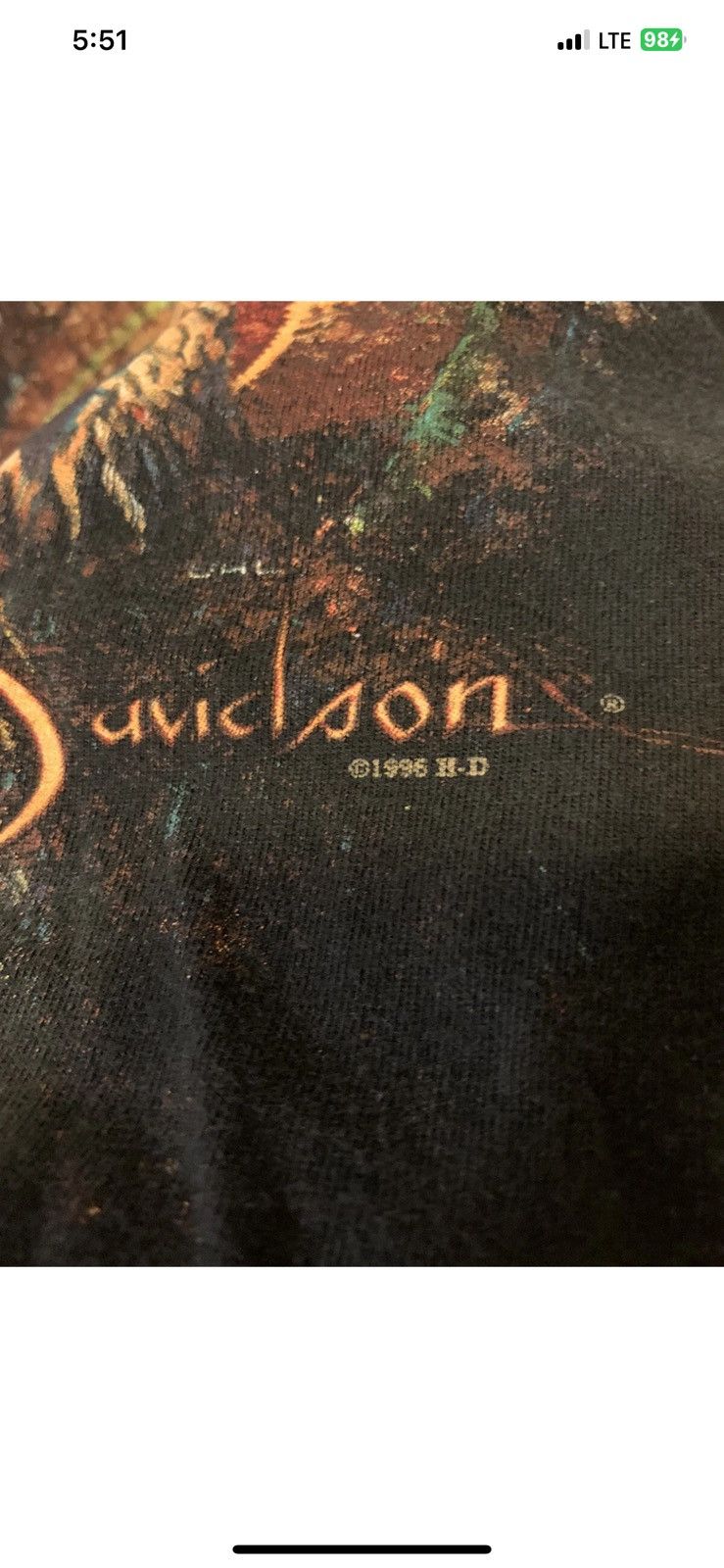 Harley Davidson Harley Davidson Vtg Hawaii XL Eagle Black Distressed 1996 Size US XL / EU 56 / 4 - 6 Thumbnail