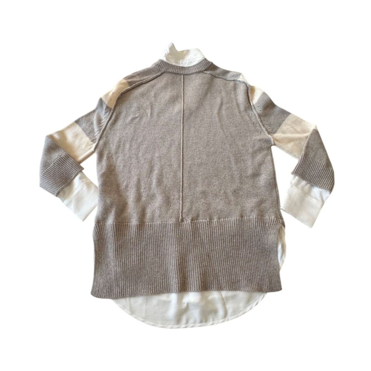 Brochu Walker Brochu Walker Striped V Neck Layered Pullover Sweater. Size Size XS / US 0-2 / IT 36-38 - 9 Thumbnail
