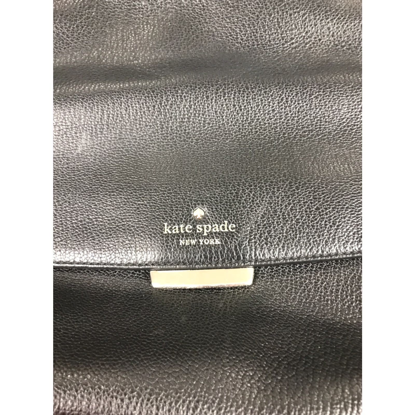 Vintage VINTAGE Kate Spade Large Robinson Lane Chantel Leather Top Handle/ Shoulder Bag In BLK Size L / US 10 / IT 46 - 2 Thumbnail