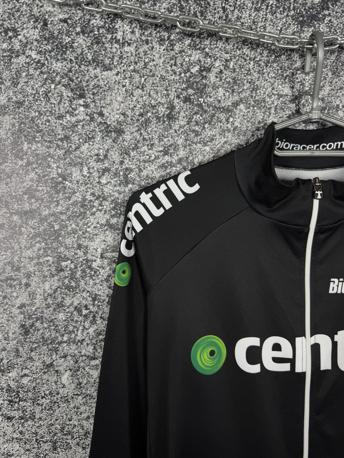 Vintage Men’s Bioracer Centric Speedwear Cycling Full Zip Jersey 4/L Size US L / EU 52-54 / 3 - 3 Thumbnail