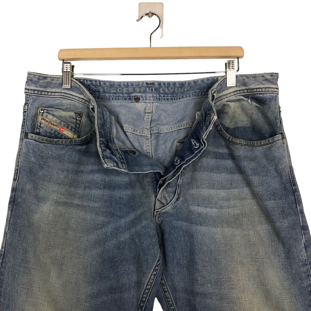 Diesel 🔥Biker Denim Jeans Diesel Industry Denim Division Size US 38 / EU 54 - 13 Thumbnail