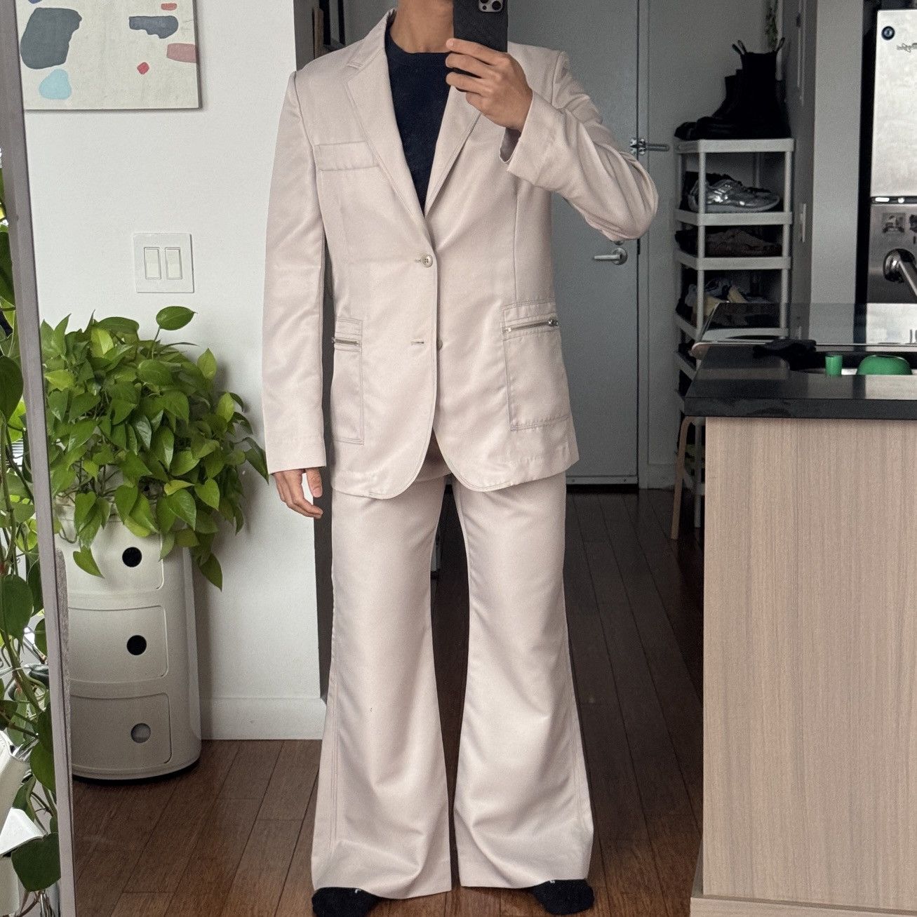 Acne Studios Acne Studios Contrast Stitched Blazer, Medium Size 38R - 14 Thumbnail