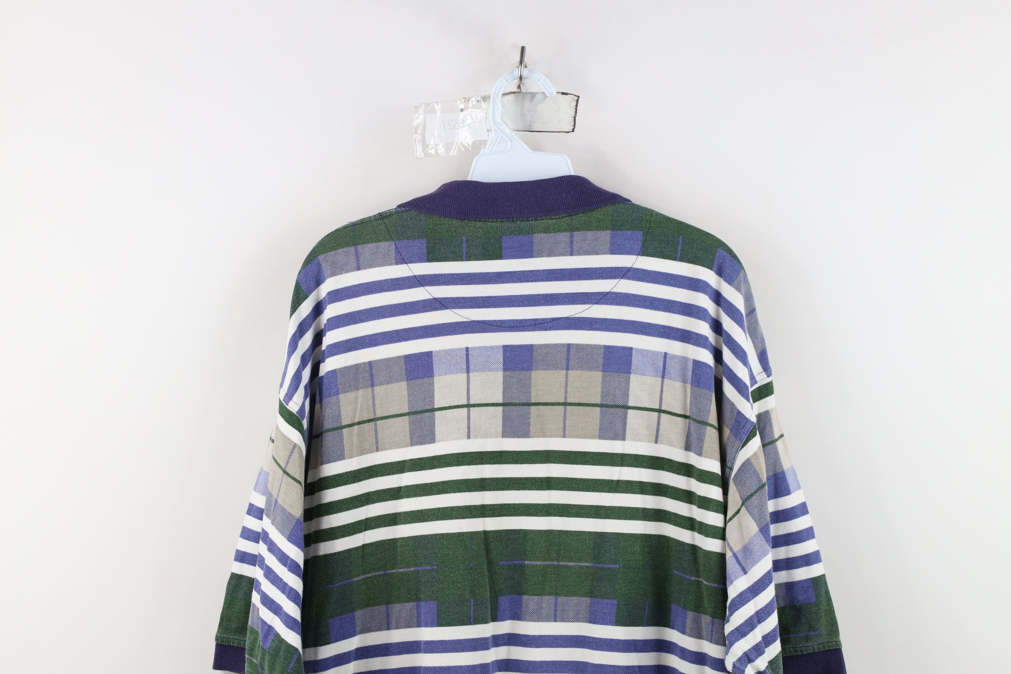 Vintage Vintage 90s Streetwear Striped Collared Golf Polo Shirt Size US XL / EU 56 / 4 - 13 Thumbnail