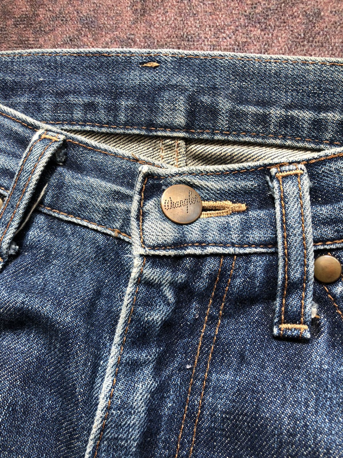 If Six Was Nine Vintage 80s Wrangler Blue Bells Selvedge Jeans Size US 28 / EU 44 - 5 Thumbnail