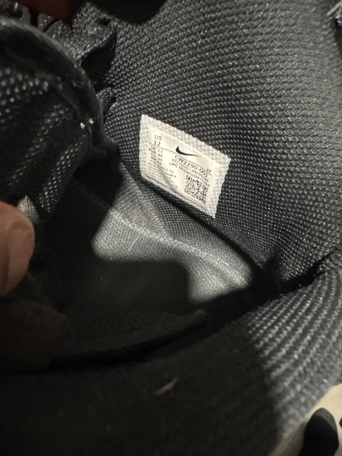 Nike Nike AF1 Hightop Black Size US 12 / EU 45 - 9 Thumbnail