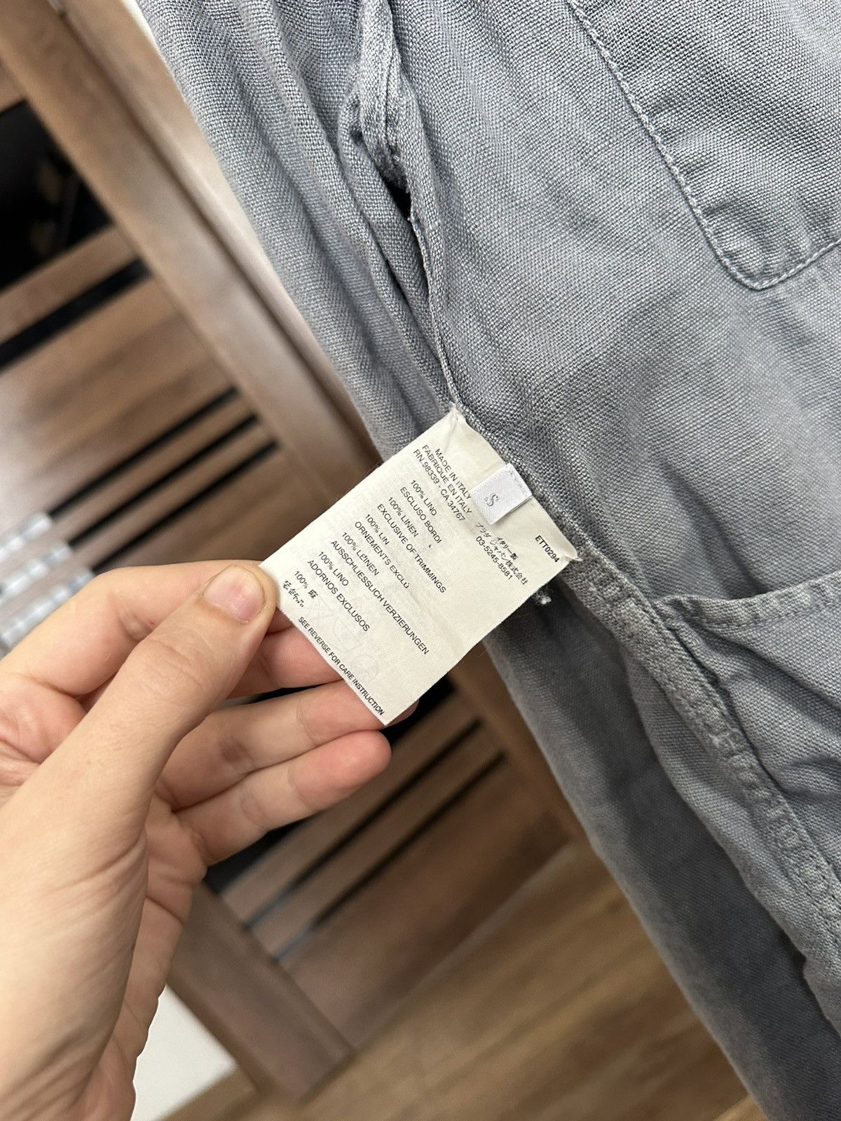 Prada SS 2001 Prada Shirt Overshirt Button Up Long Sleeve Vintage Size US S / EU 44-46 / 1 - 16 Thumbnail
