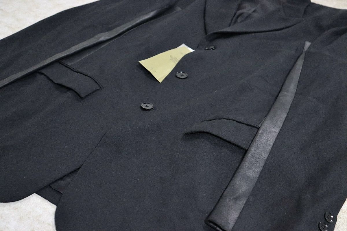 Yohji Yamamoto Yohji Yamamoto 09ss “Peace of shit” Leather Blazer Jacket Size 50S - 5 Thumbnail