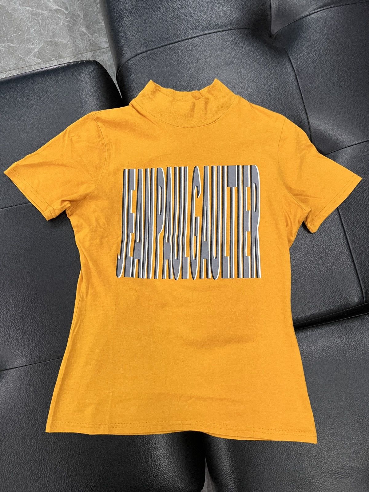 Jean Paul Gaultier Jean Paul Gaultier 90s Classique Logo Stretch Turtleneck T-S Size S / US 4 / IT 40 - 1 Thumbnail