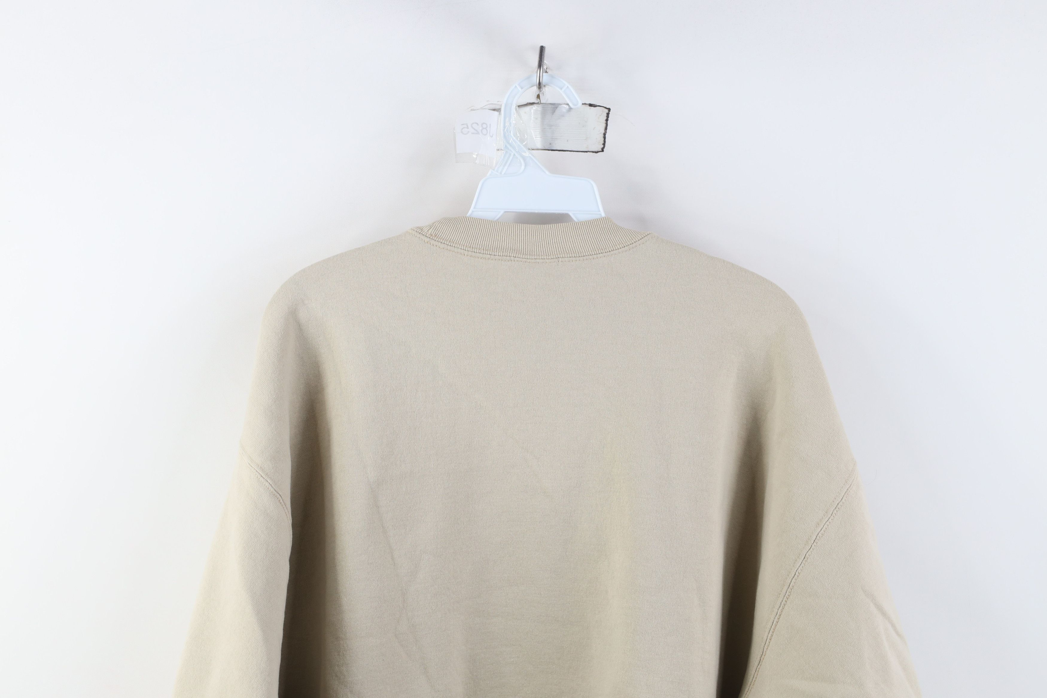 Starter Vintage 90s Starter Crewneck Sweatshirt Beige Sand Brown Size US L / EU 52-54 / 3 - 11 Thumbnail