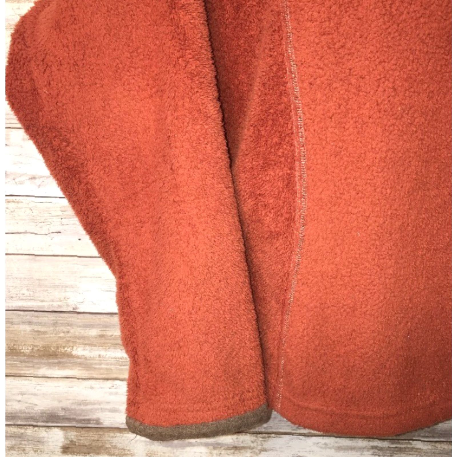 Vintage VINTAGE Wooly Bully Wear Sweater Orange Fleece Crewneck Size L Mens Size US L / EU 52-54 / 3 - 3 Thumbnail
