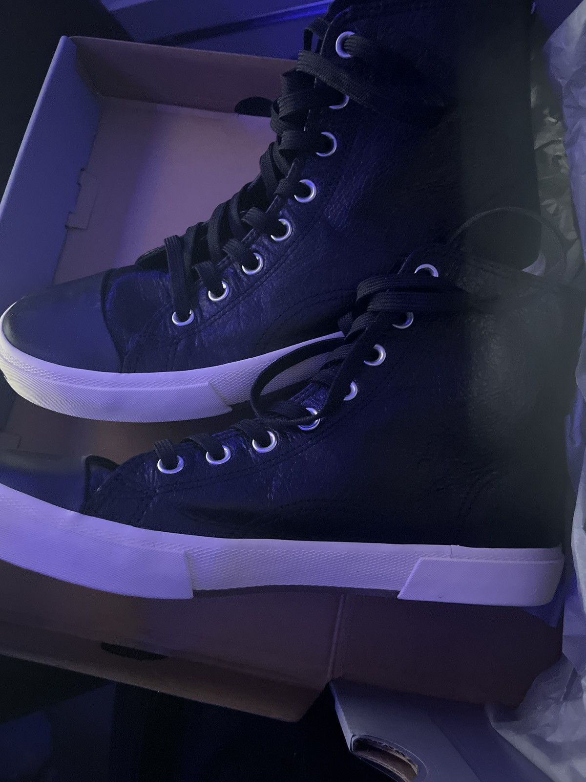 Balenciaga Balenciaga Paris Hightop Leather | Grailed