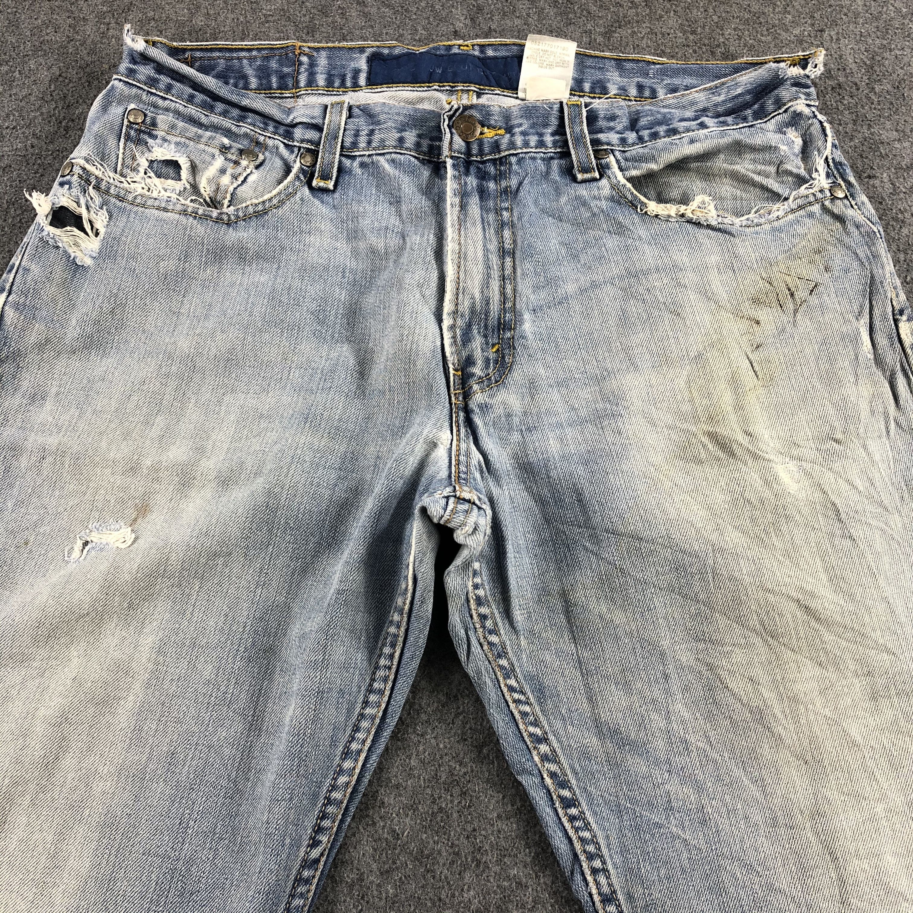Levi's Vintage 90s Light Wash Levis 527 Jeans-J2055 Size US 34 / EU 50 - 3 Thumbnail