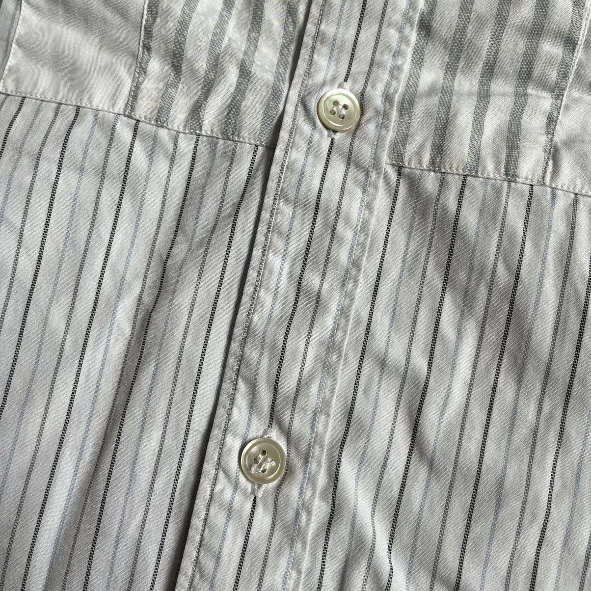 Comme des Garcons SHIRT Vintage Comme des Garcons Striped Button Up Shirt Size M / US 6-8 / IT 42-44 - 5 Thumbnail