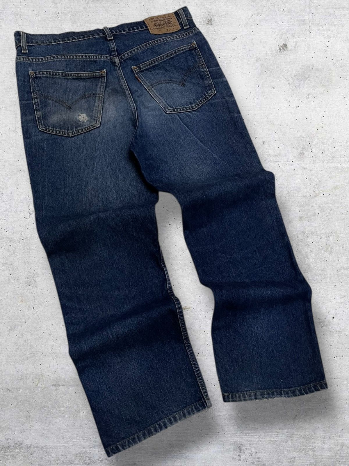 Levi's Vintage Clothing VINTAGE LEVIS 605 ORANGE TAB 1990S DESIGNER DISTRESSED DENIM Size US 34 / EU 50 - 10 Thumbnail