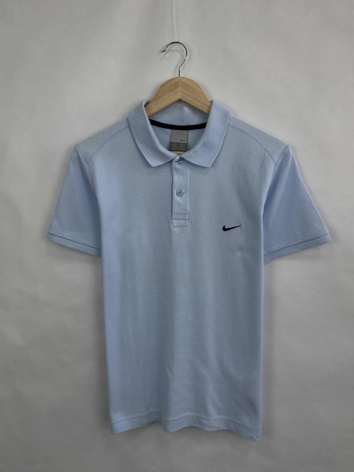 Nike 🇺🇸 Vintage 90s Nike Swoosh Polo T-Shirt Rare Retro Hype Y2K Size US M / EU 48-50 / 2 - 3 Thumbnail