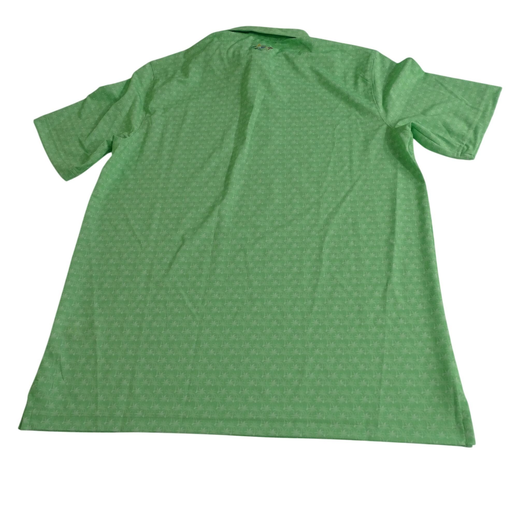 Greg Norman Greg Norman Green Palm Tree Print Golf Polo Shirt Men Size S Size US S / EU 44-46 / 1 - 4 Thumbnail