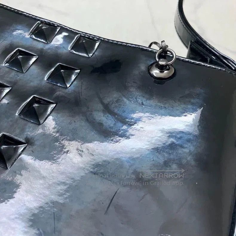 Jean Paul Gaultier Jean Paul Gaultier Black Patent Leather Shoulder Bag. Size ONE SIZE - 5 Thumbnail