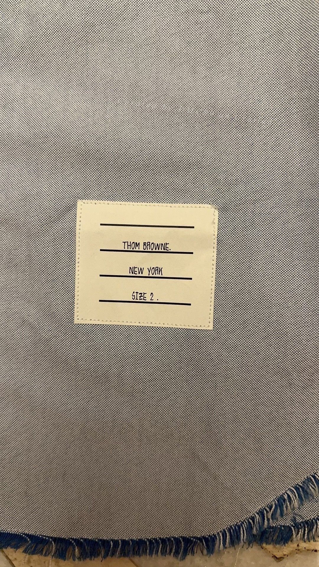 Thom Browne Thom Browne Fringe Edge Shirt Size US M / EU 48-50 / 2 - 3 Thumbnail