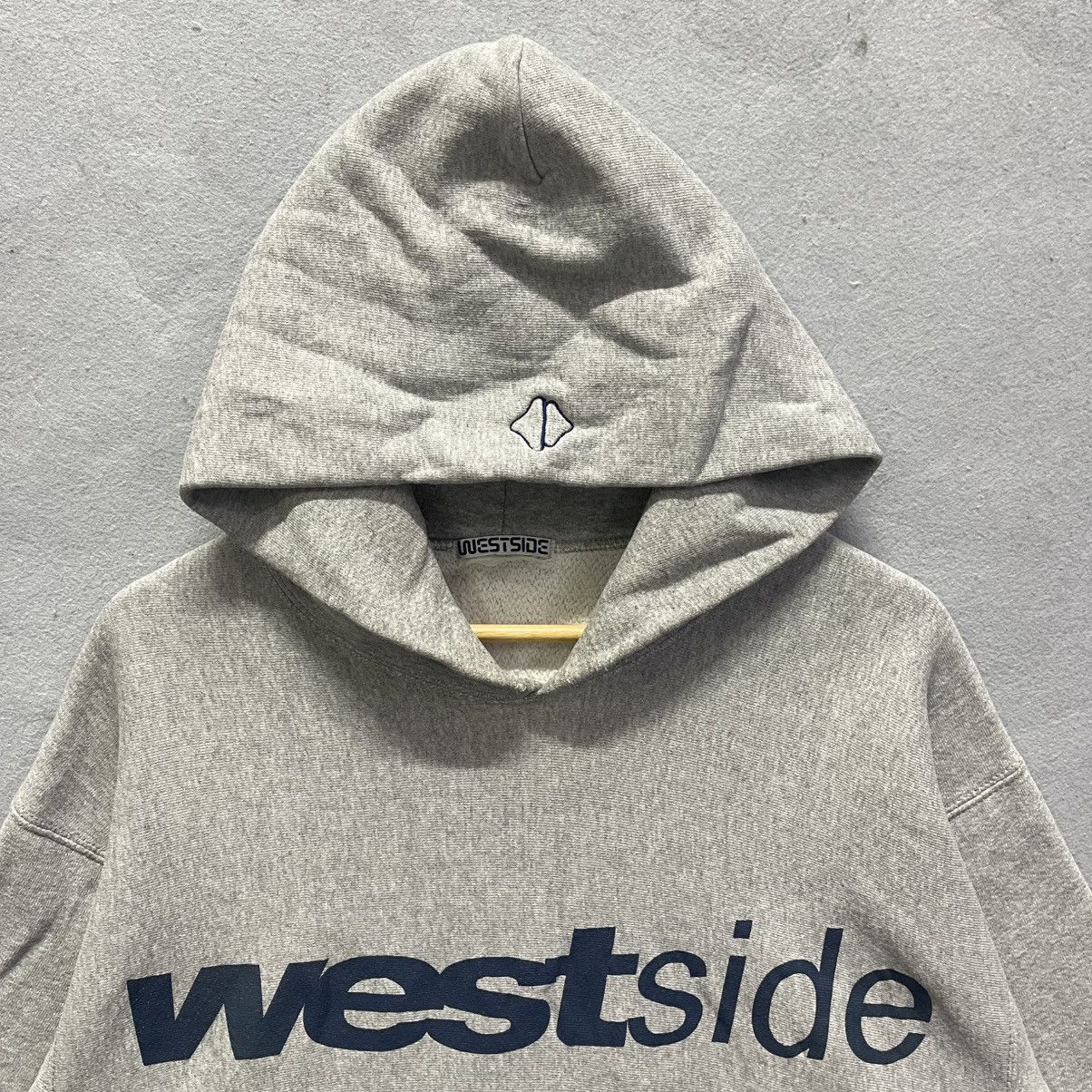 Vintage Late 2000s Westside Logo Hoodie – Heather Grey Size US XL / EU 56 / 4 - 2 Thumbnail