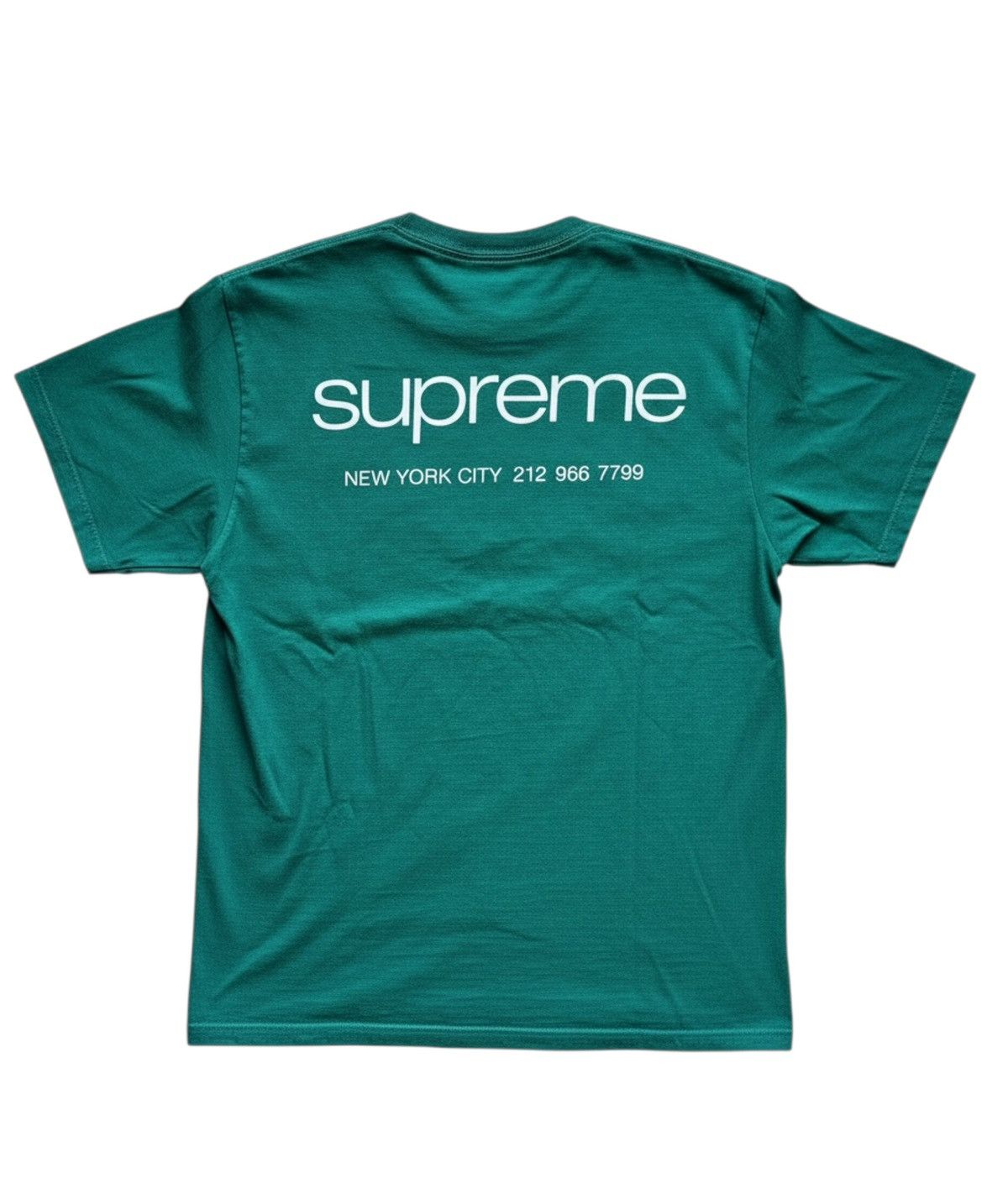 Supreme Supreme New York Green Tee Shirt Size M Size US M / EU 48-50 / 2 - 2 Thumbnail
