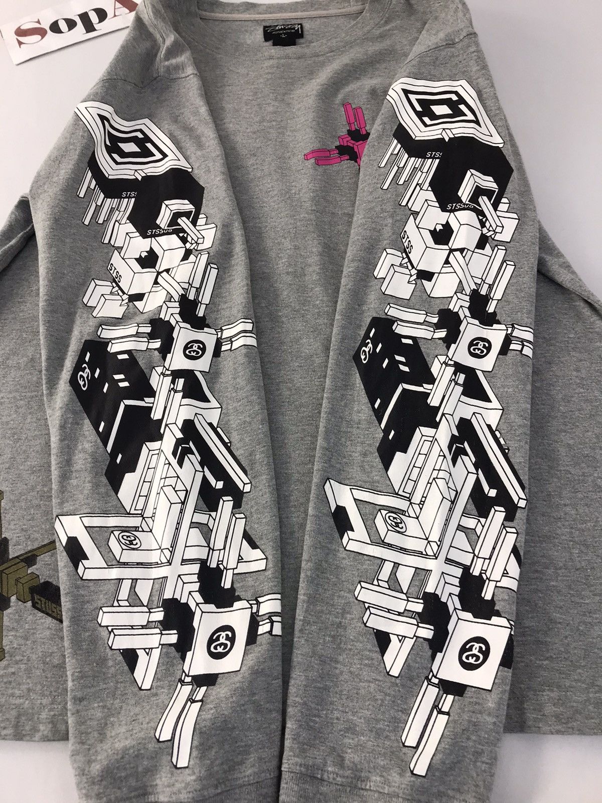 Stussy Stussy System Long Sleeve T.Shirt Style Size US L / EU 52-54 / 3 - 6 Thumbnail