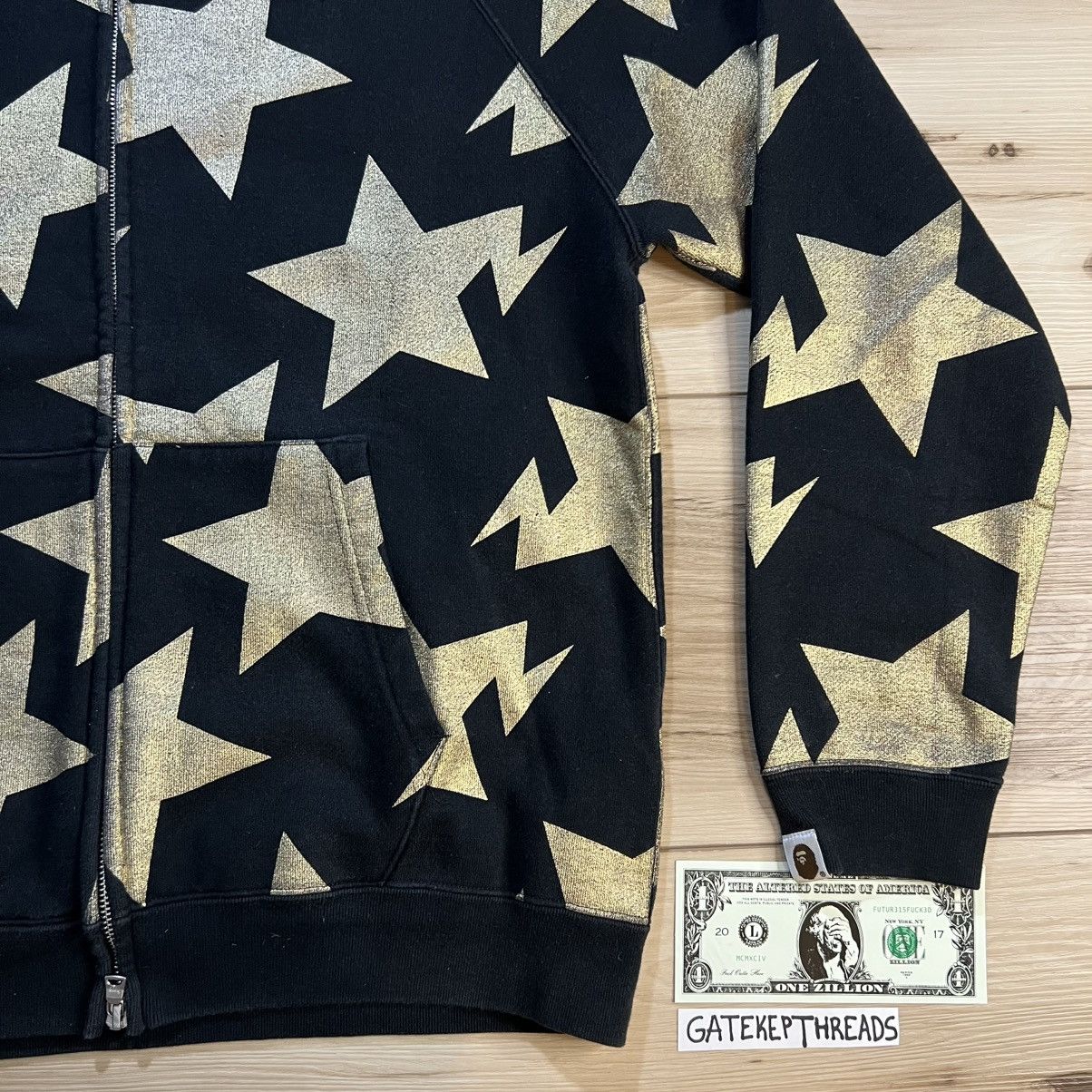 Bape BAPE Classics Sta Star Full Zip Hoodie Black Gold VTG NIGO Size US M / EU 48-50 / 2 - 6 Thumbnail