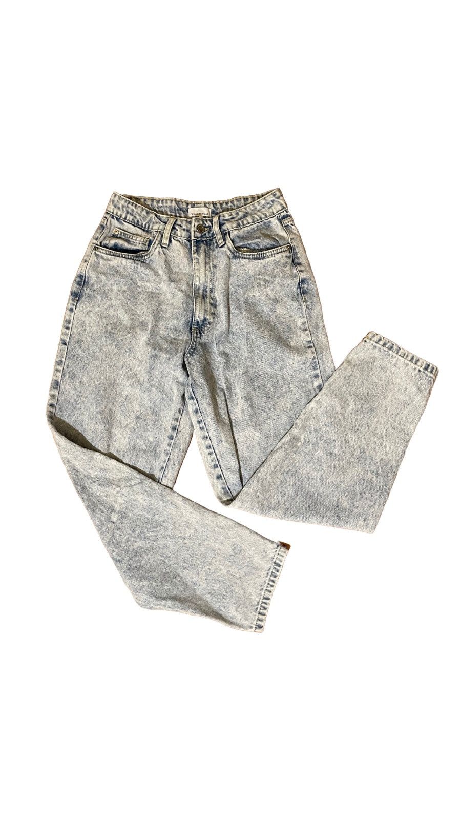 WeWoreWhat Acid Wash High Waisted Jeans Size 26" / US 2 / IT 38 - 1 Thumbnail