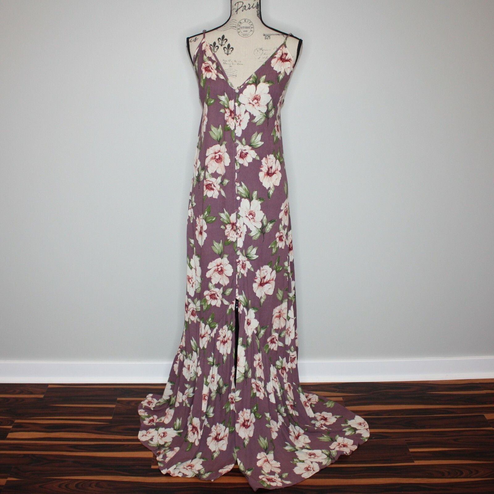 BP. Floral Button Front Maxi Dress in size Small MSRP $59 NWOT Size S / US 4 / IT 40 - 10 Thumbnail