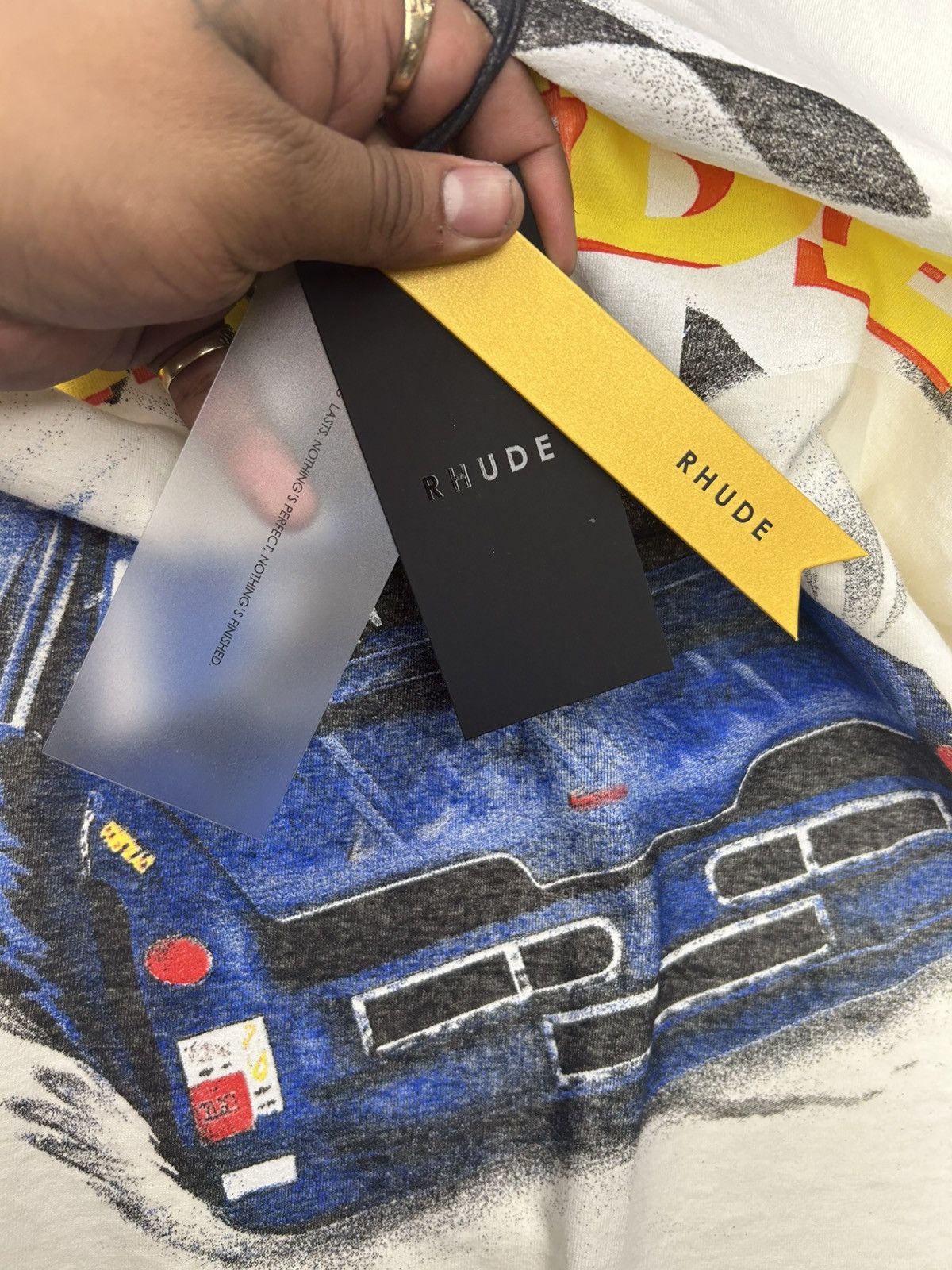 Rhude Rhude Nascar T- Shirt Size US M / EU 48-50 / 2 - 5 Thumbnail