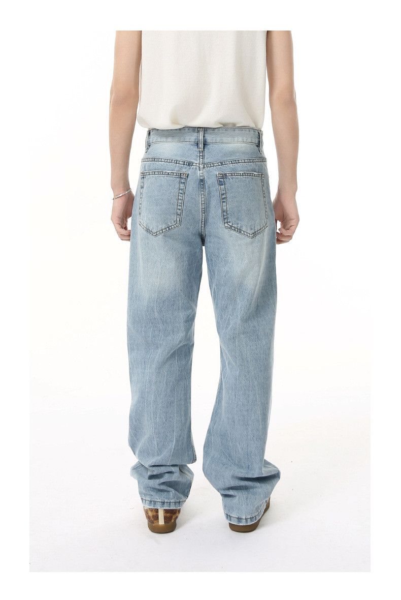 Japanese Brand Men's Japanese Retro Cleanfit Casual Straight Leg Jeans Size US 32 / EU 48 - 5 Thumbnail