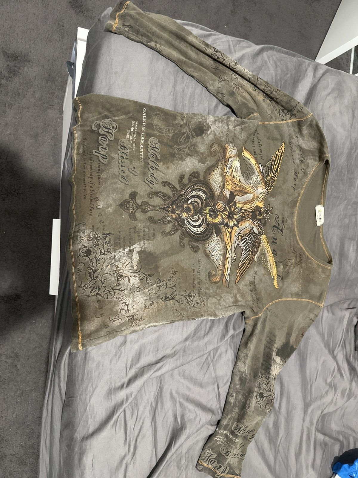 Travis Scott Vintage Y2K half sleeve top Size S / US 4 / IT 40 - 2 Thumbnail