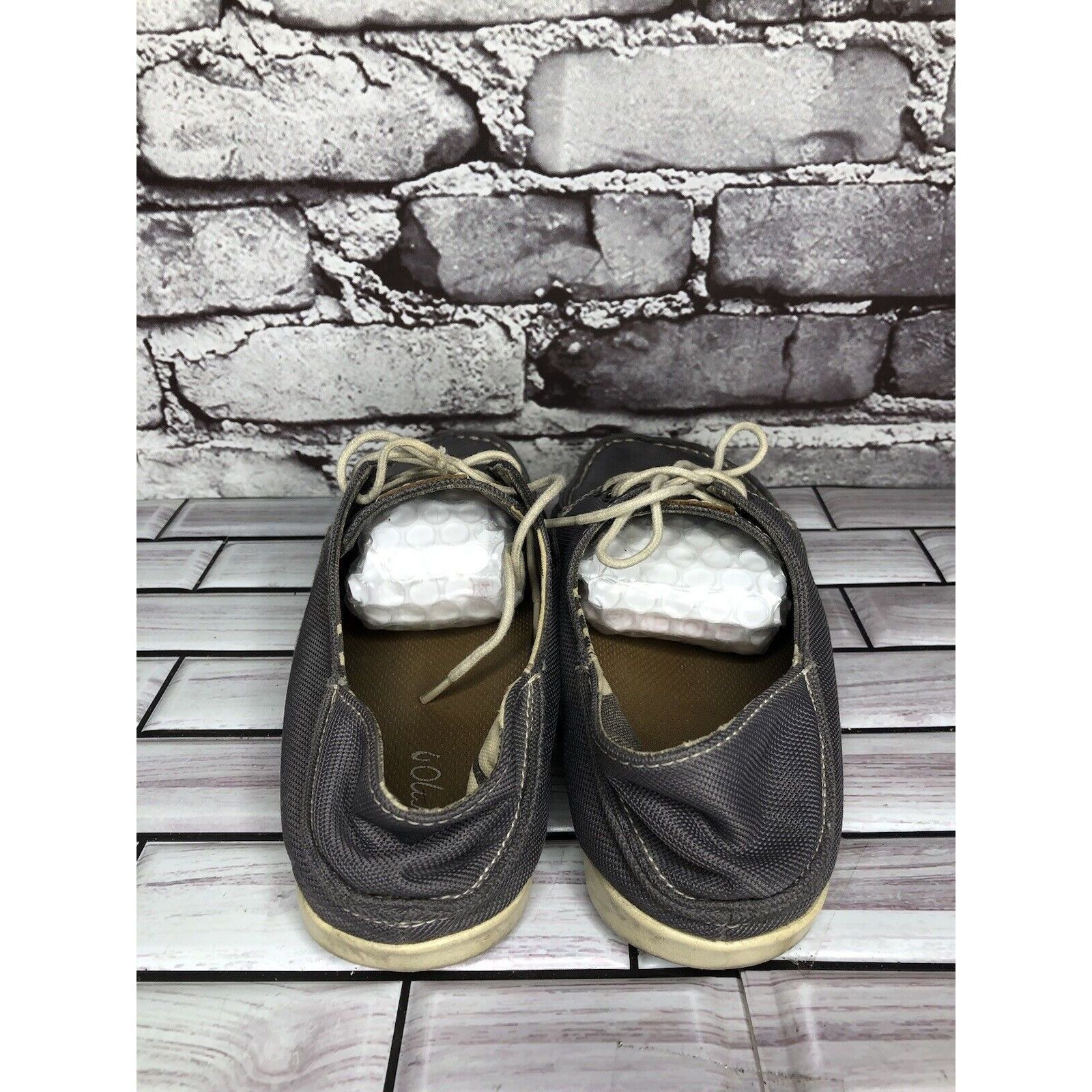 Olukai Olukai Heleuma Mesh Gray Textile Lace Casual Comfort Shoes W Size US 8 / IT 38 - 13 Thumbnail