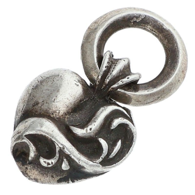Chrome Hearts Chrome Hearts Silver Heart Charm Necklace Size ONE SIZE - 1 Thumbnail