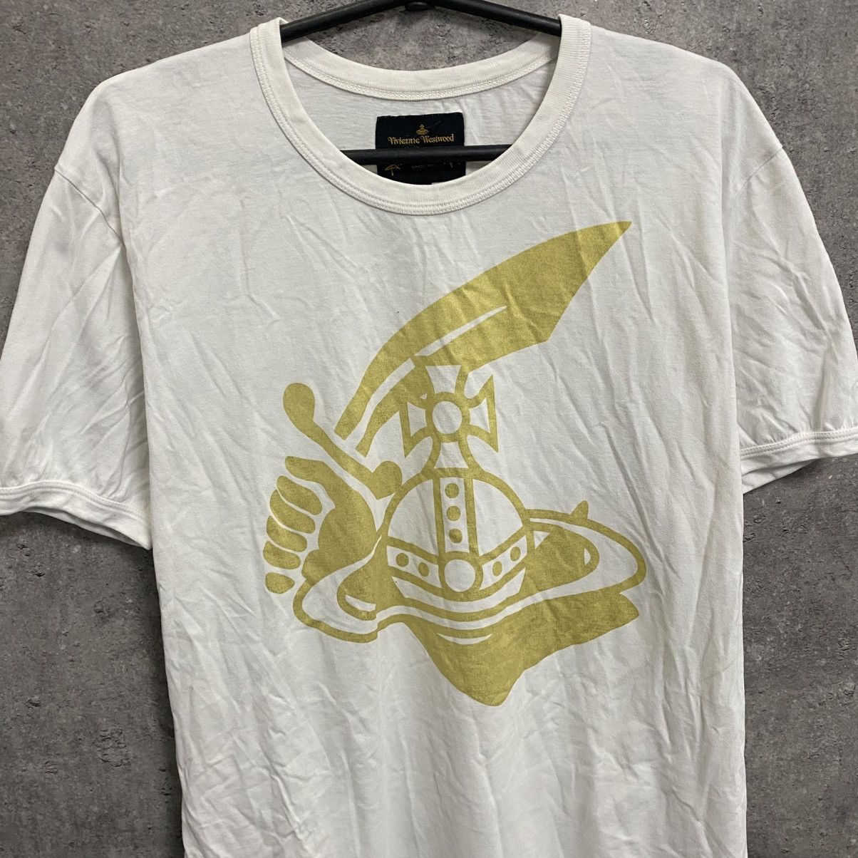 Vivienne Westwood Vivienne Westwood T-Shirt Big Logo Y2K Size US XL / EU 56 / 4 - 5 Thumbnail