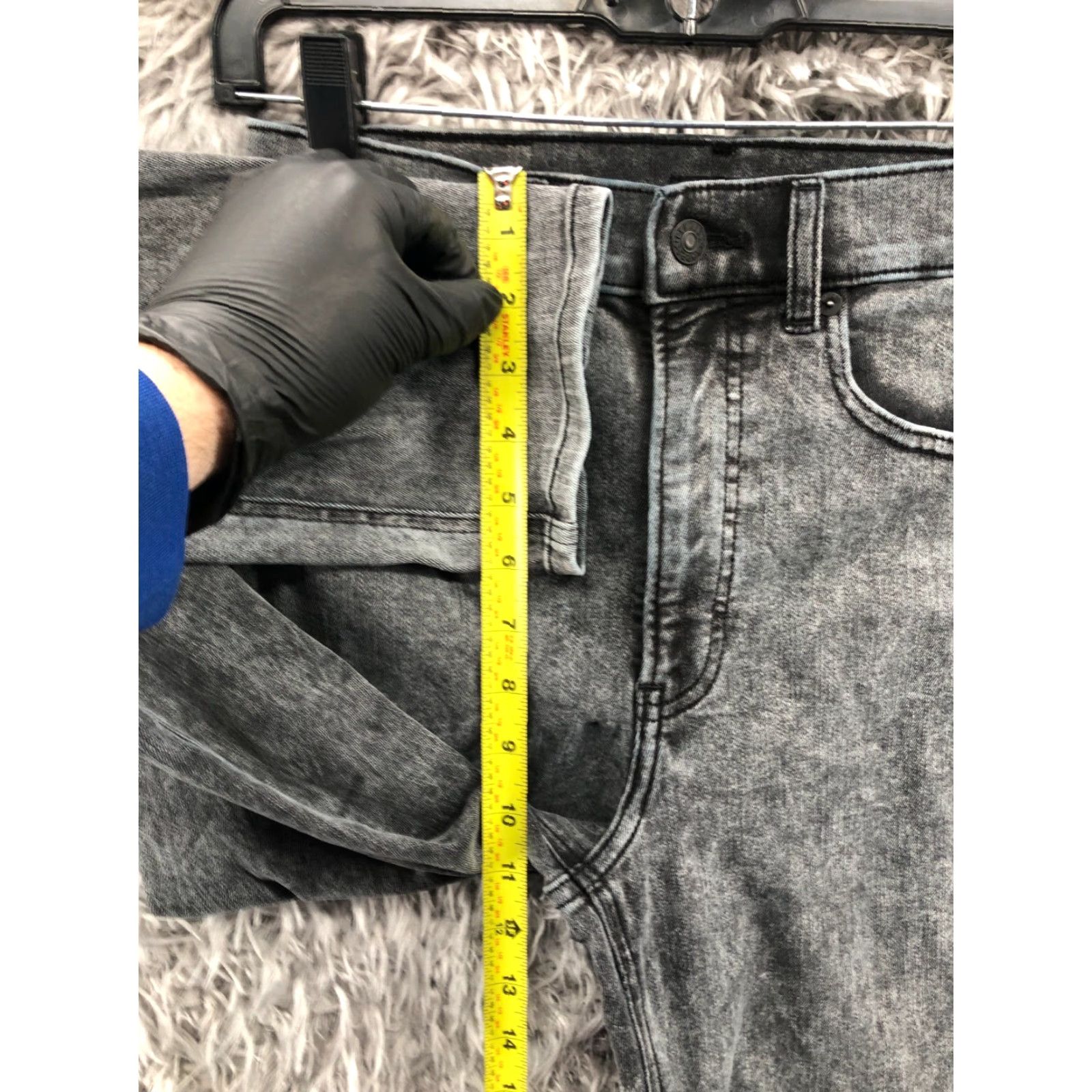 Express Express Jeans Dark Wash High Rise Mom Size 4 Womens Black Denim Pocket Zipper Button 5-Pocket Classic Modern American Style Size 27" / US 4 / IT 40 - 4 Thumbnail
