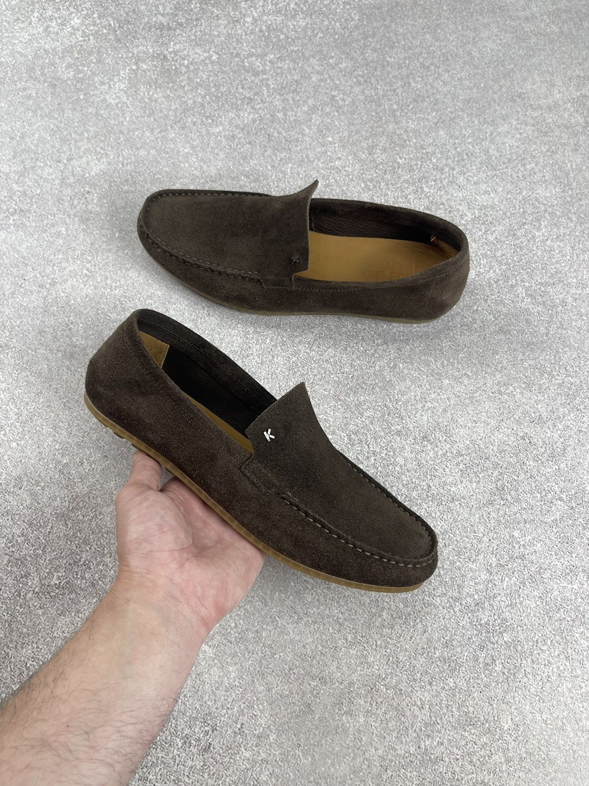 Kenzo Kenzo Suede Leather Loafers Moccasins Size 39 Size US 6.5 / EU 39-40 - 1 Thumbnail