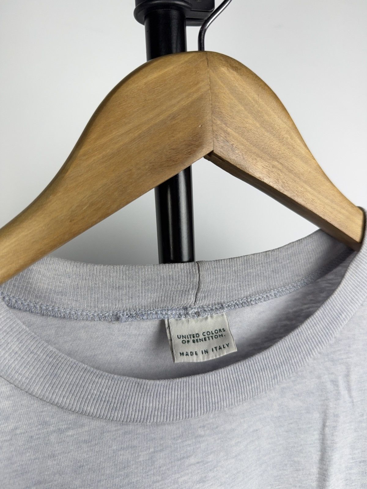 United Colors Of Benetton RARE Retro Benetton Made in Italy 90s Double sided Logo Tee Size US M / EU 48-50 / 2 - 4 Thumbnail