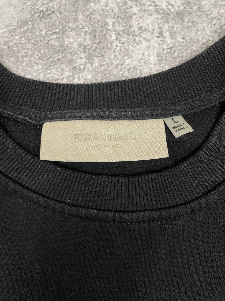 Fear of God Fear Of God Essentials Men Crewneck Sweatshirt Black Size L Size US L / EU 52-54 / 3 - 3 Thumbnail