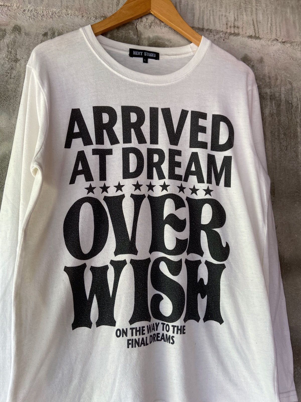Japanese Brand NEXT STAGE ARRIVED AT DREAM OVER WISH LONG SLEEVE Size US L / EU 52-54 / 3 - 3 Thumbnail
