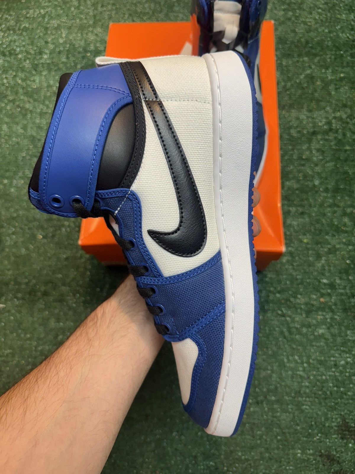 Nike Jordan Retro 1 AJKO Storm Blue Size 9.5 Size US 9.5 / EU 42-43 - 3 Thumbnail