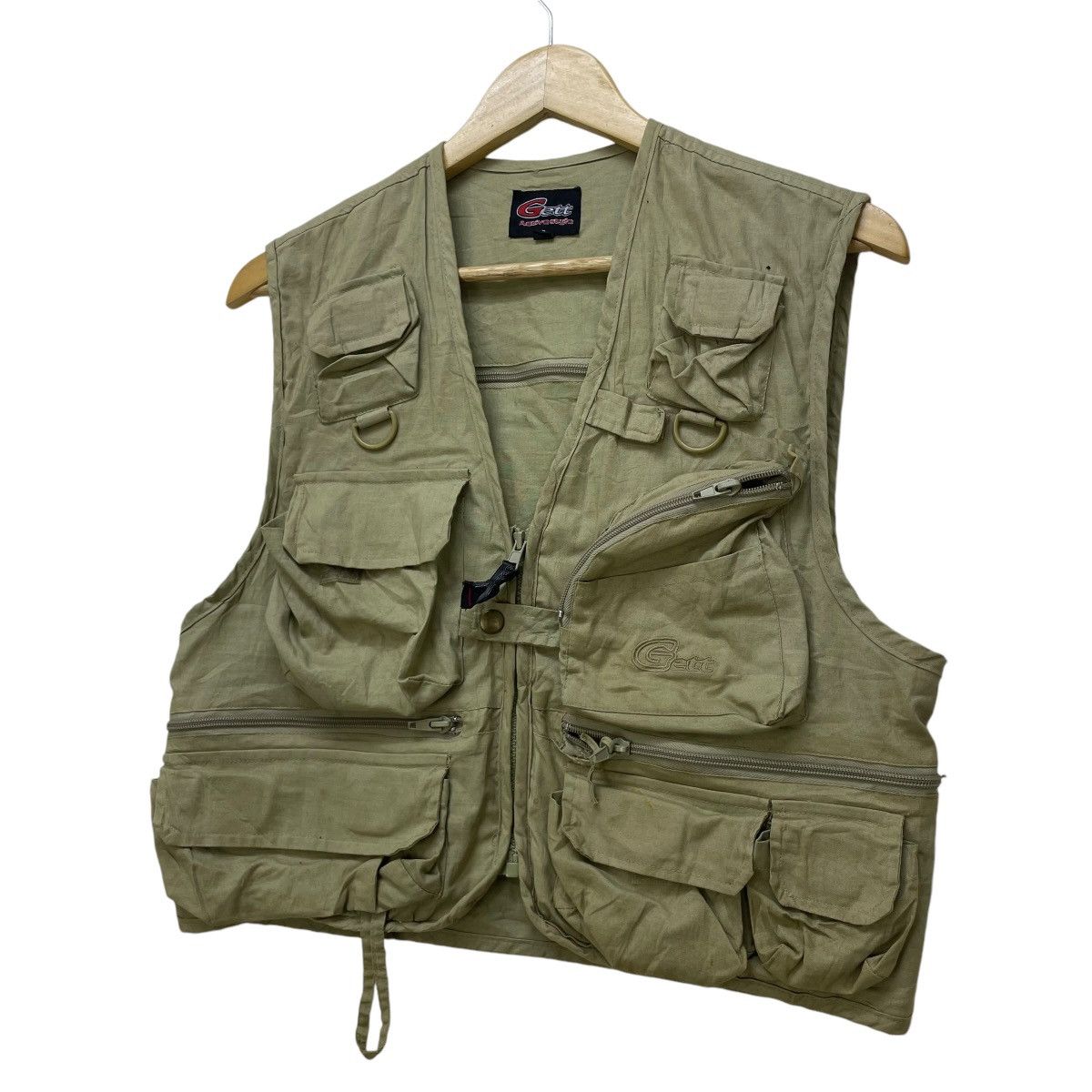 Japanese Brand × Vintage × Voodoo Tactical 💥Vintage Japanese Brand Gett Fishing Vest Tactical Jacket Size US M / EU 48-50 / 2 - 1 Thumbnail
