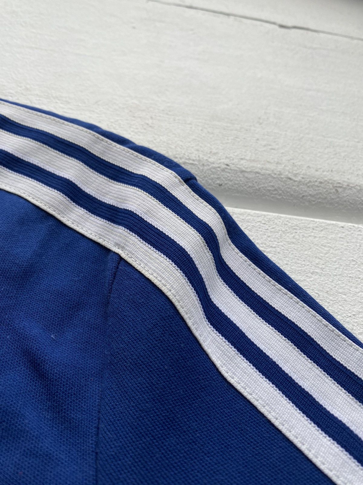 Adidas × Vintage 80s Adidas Yugoslavia Blue Three Stripes Zip Up Sweatshirt Size US S / EU 44-46 / 1 - 8 Thumbnail
