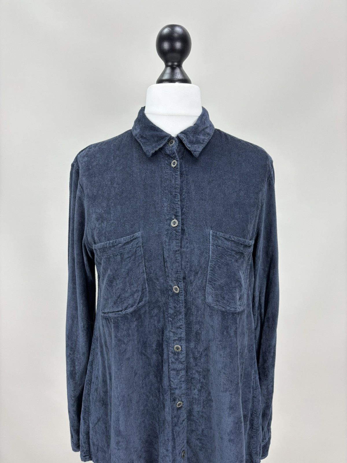 Transit Womens corduroy shirt Transit Par Such Size 2 Color Blue Size M / US 6-8 / IT 42-44 - 2 Thumbnail