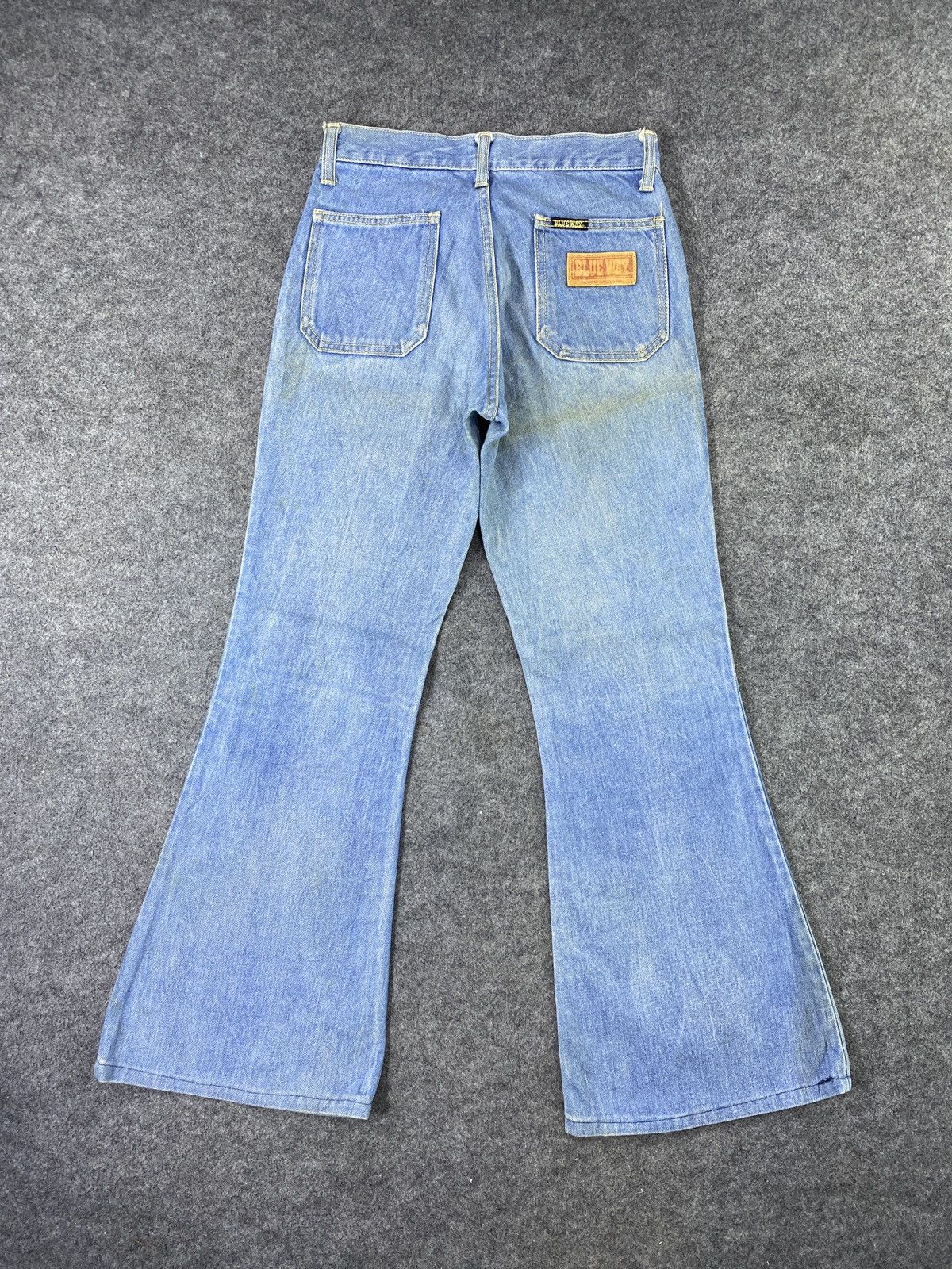 Jean Vintage Blue Way bootcut Jeans - J1028 Size 28" / US 6 / IT 42 - 4 Thumbnail