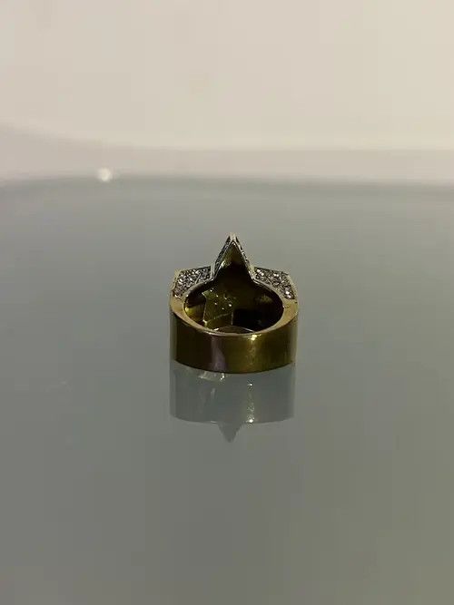 Japanese Brand × Vintage Rhinestone Star Ring (gold) Size ONE SIZE - 3 Thumbnail