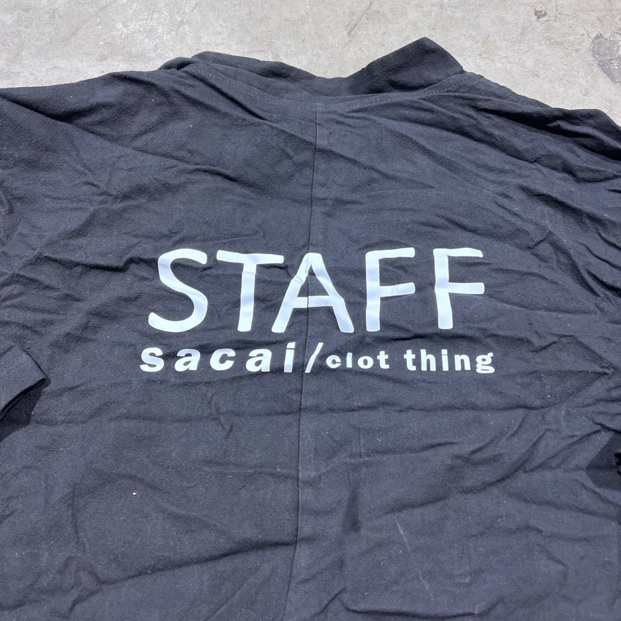 CLOT NEW SACAI x CLOT STAFF BLACK JACKET SZ ONE SIZE Size US L / EU 52-54 / 3 - 6 Thumbnail