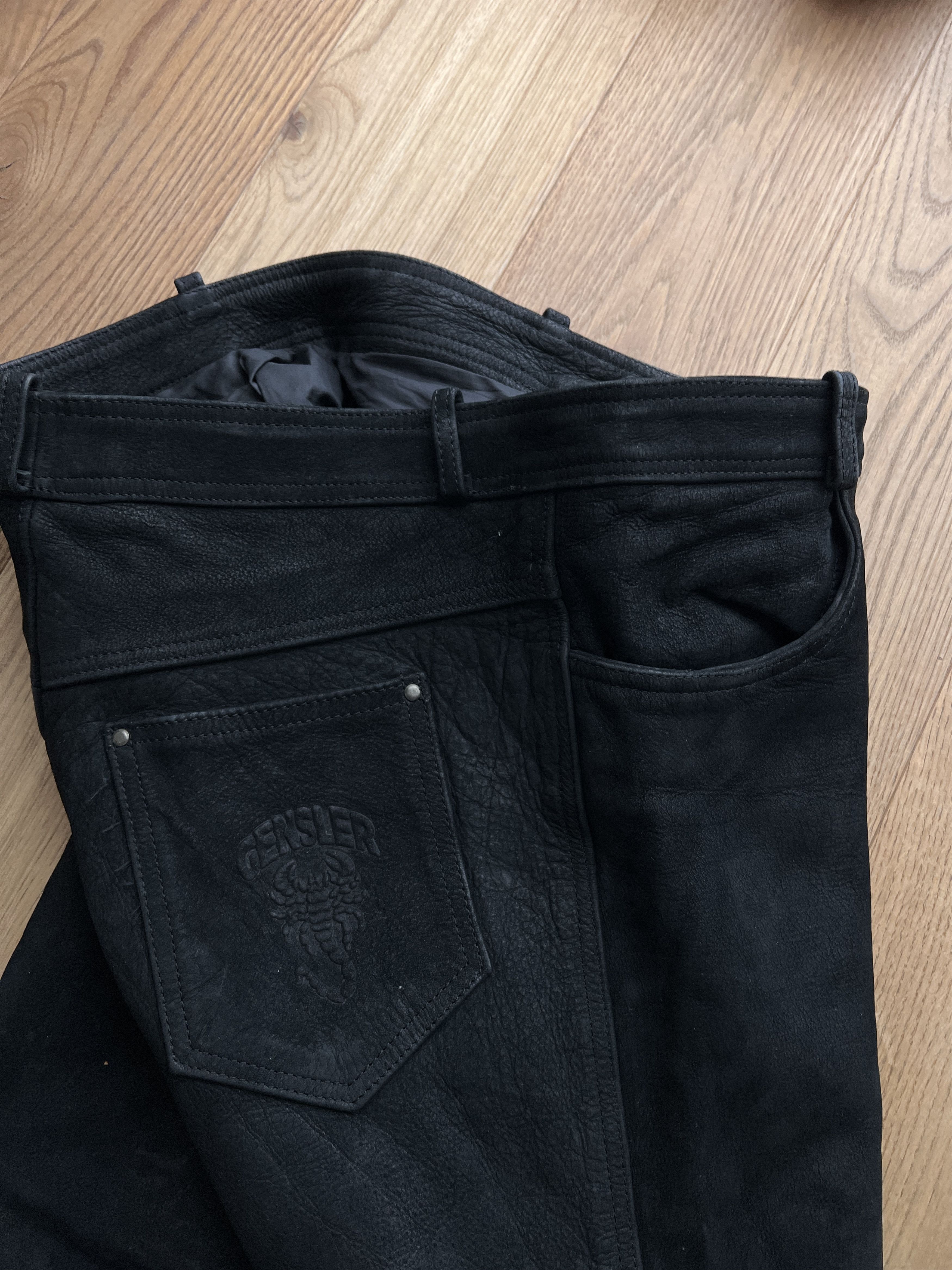 If Six Was Nine Vintage 00s soft real leather pants avant garde opium style Size US 32 / EU 48 - 12 Thumbnail